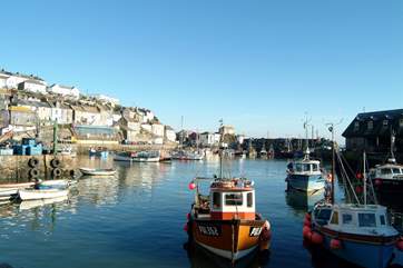 Mevagissey harbour.