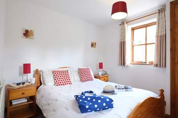 The bedroom.