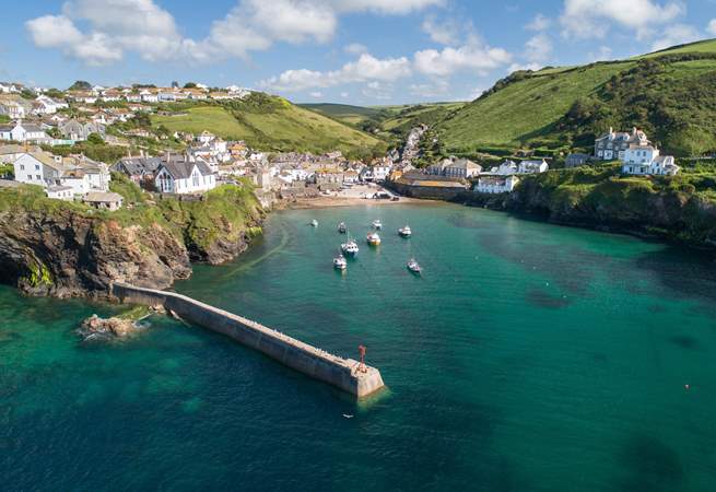 Ever popular Port Isaac. Pop along and perhaps you will spot the Fishermen's Friends singing on the quayside. 