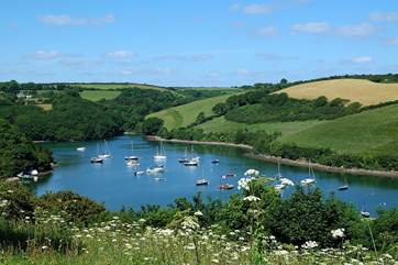 The Percuil River is on your doorstep.