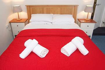 Bedroom 1 has a king-size double bed.