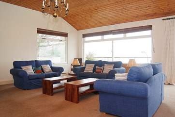 The sitting-area in the huge open plan living-room.