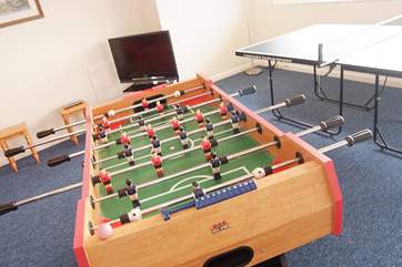 The games-room will keep everyone happy.