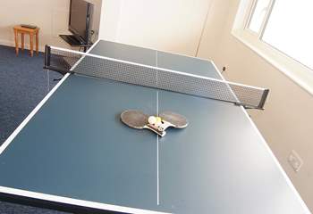Table-tennis and table-football will bring out competitive streaks!