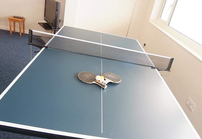 Table-tennis and table-football will bring out competitive streaks!