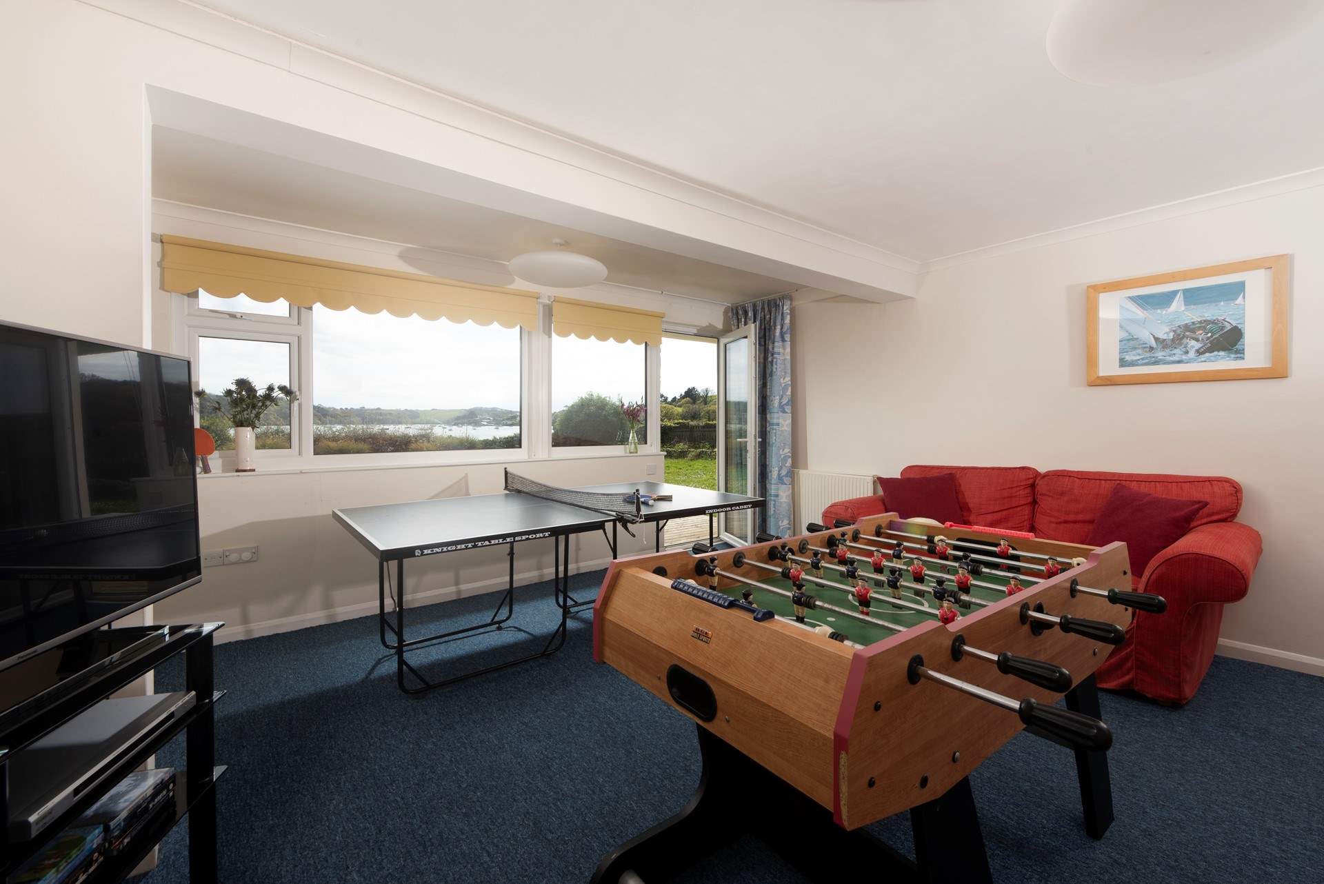 The games-room will keep everyone happy.