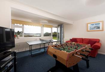 The games-room will keep everyone happy.