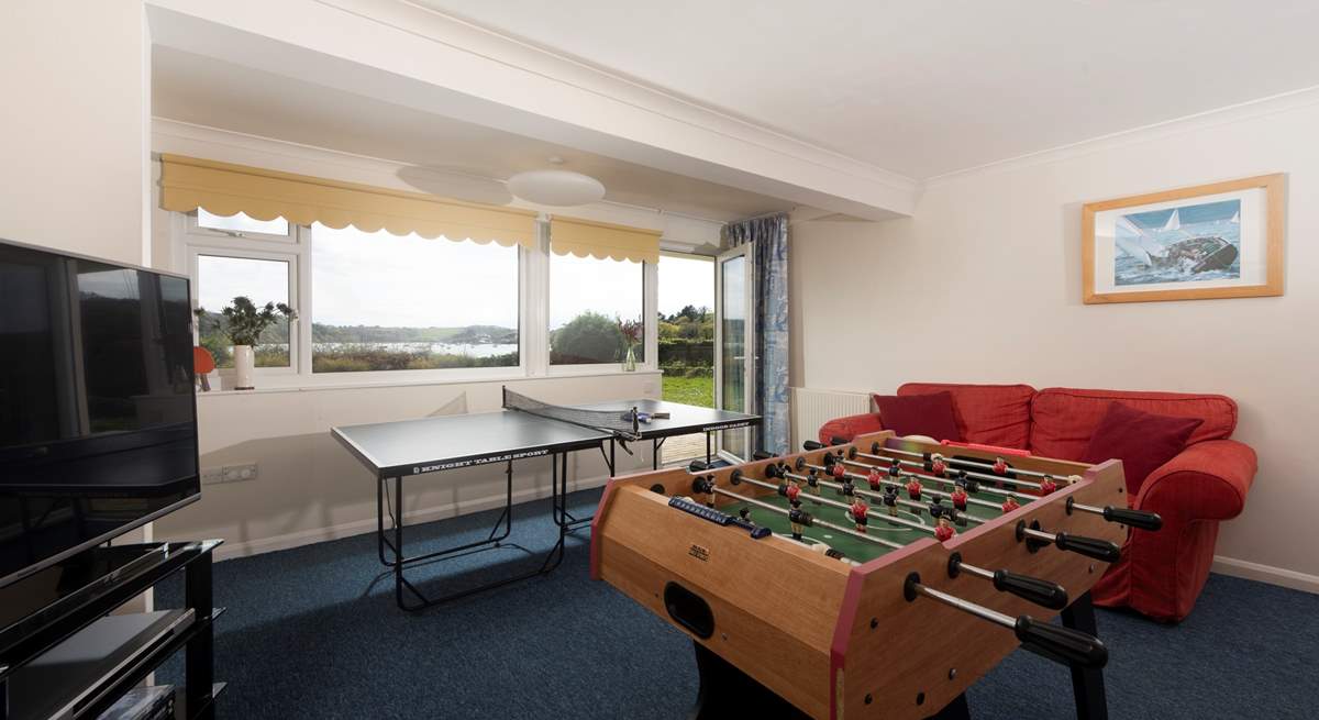 The games-room will keep everyone happy.