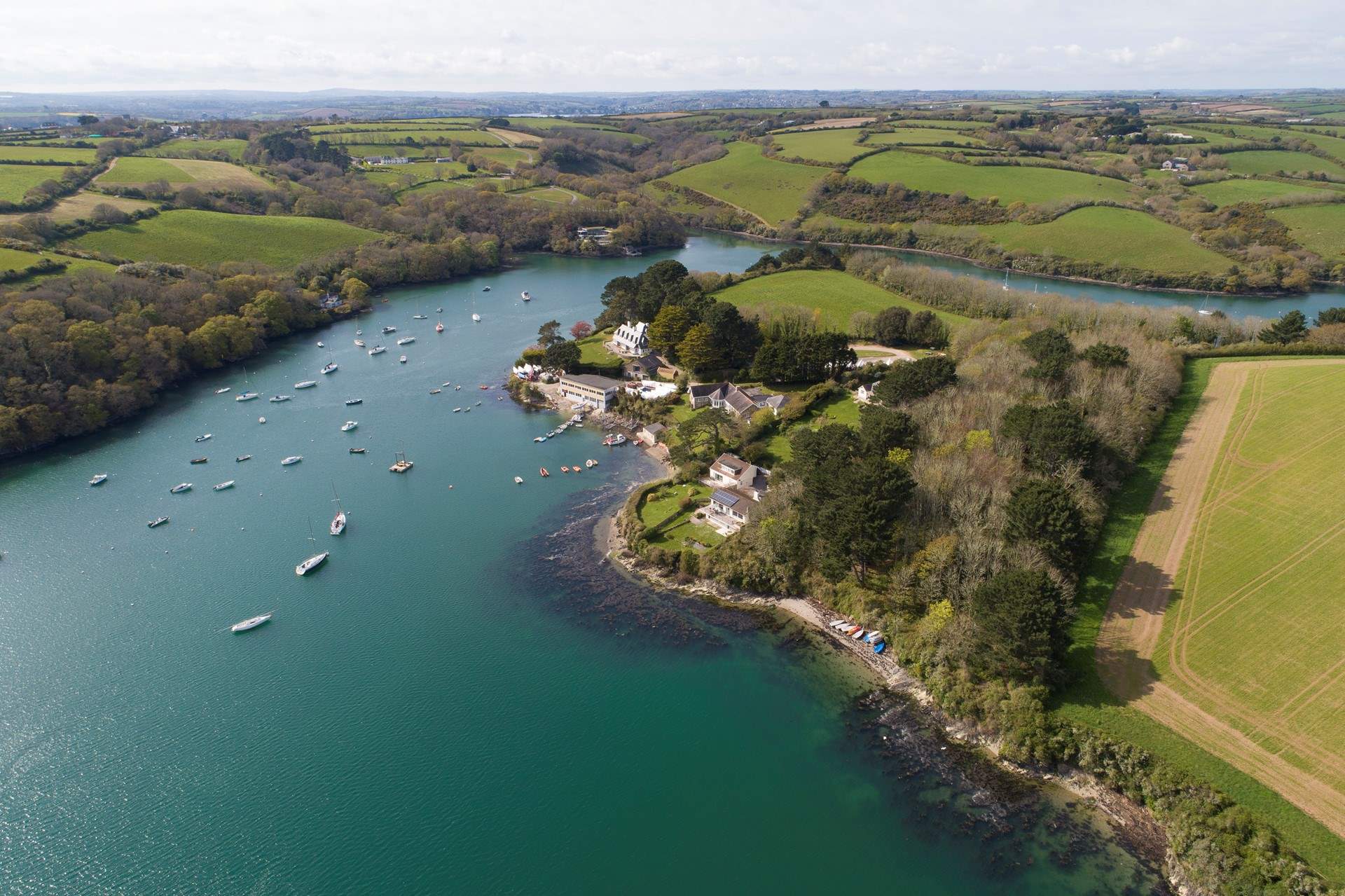 The Percuil River is on your doorstep.