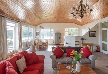 The sitting-area in the huge open plan living-room.