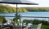 Fabulous views over the Percuil River from the balcony. - Thumbnail Image