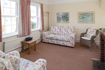 The snug has comfy furnishings TV, video player, videos and lots of games to choose from.
