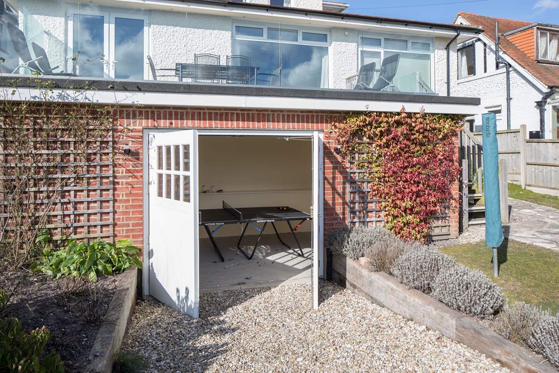 Beneath Sunnyholme you will find this hidden gem, the games room with table tennis.