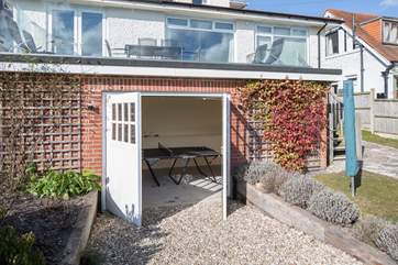 Beneath Sunnyholme you will find this hidden gem, the games room with table tennis.