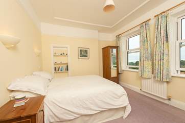 The main bedroom has wonderful far reaching views.
