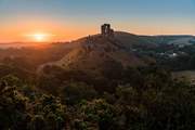 A magical sunset over Corfe Castle, which is very close to Sunnyholme.  Walk around this historic and quaint village.
