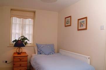 The single bedroom on the ground floor (Bedroom 1).