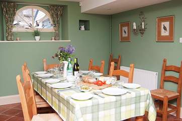 A lovely setting for a holiday lunch.