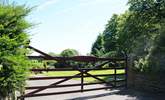 The entrance to Trevithick Park from the little access lane. - Thumbnail Image