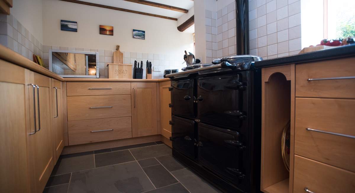 The lovely Alpha range is similar to an Aga (and also provides hot water and central heating).