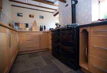 The lovely Alpha range is similar to an Aga (and also provides hot water and central heating).