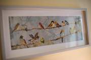 A pretty print to help you identify the birds outside.