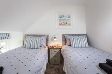 The cute second bedroom.