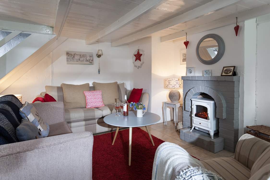 Snuggle up and hide from the elements on a winters day.