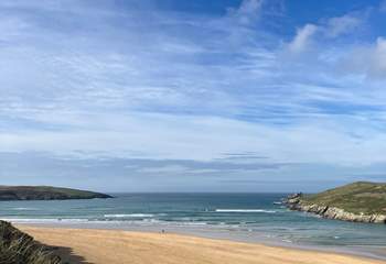 Stunning Crantock beach is not far away. 