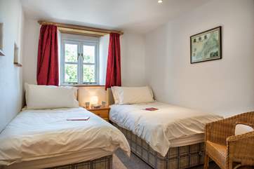 The second twin bedroom which is found on the ground floor (Bedroom 2).