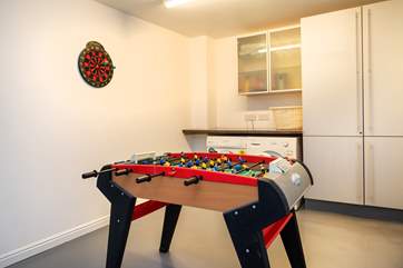Enjoy a game of table-football.