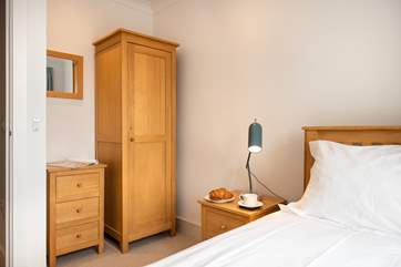 The single bedroom still has plenty of space.