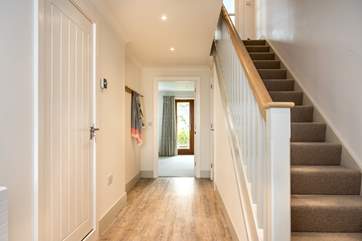 The large entrance hall is perfect for all your boots, coats and towels.