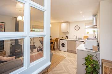 The view you are welcomed by when you arrive at Little Yeo.