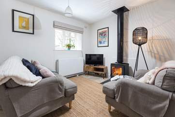 Get cosy and enjoy some time together in the living area.