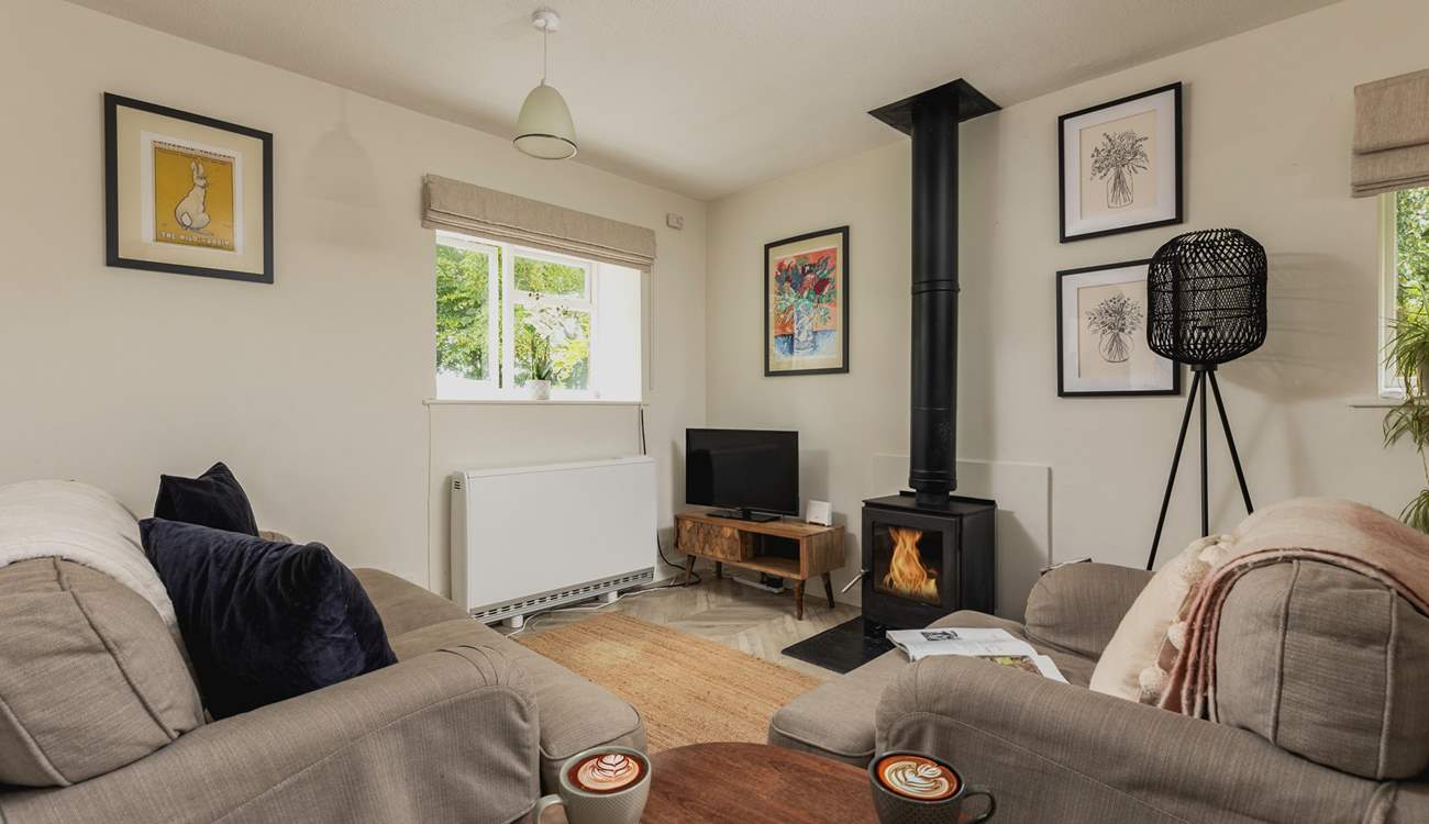 Get cosy and enjoy some time together in the living area.