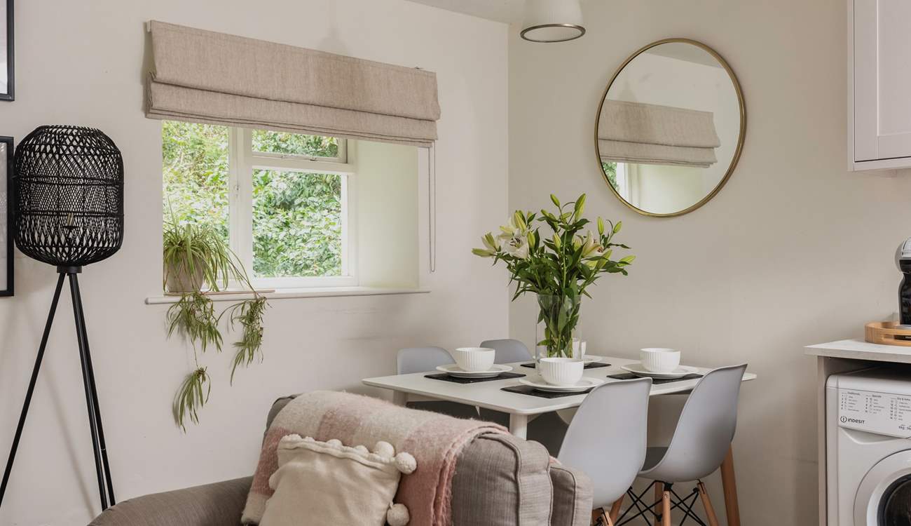 The perfect spot to sit and enjoy a meal together. 