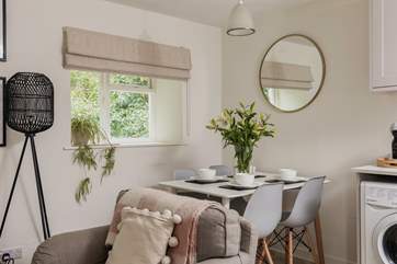 The perfect spot to sit and enjoy a meal together.