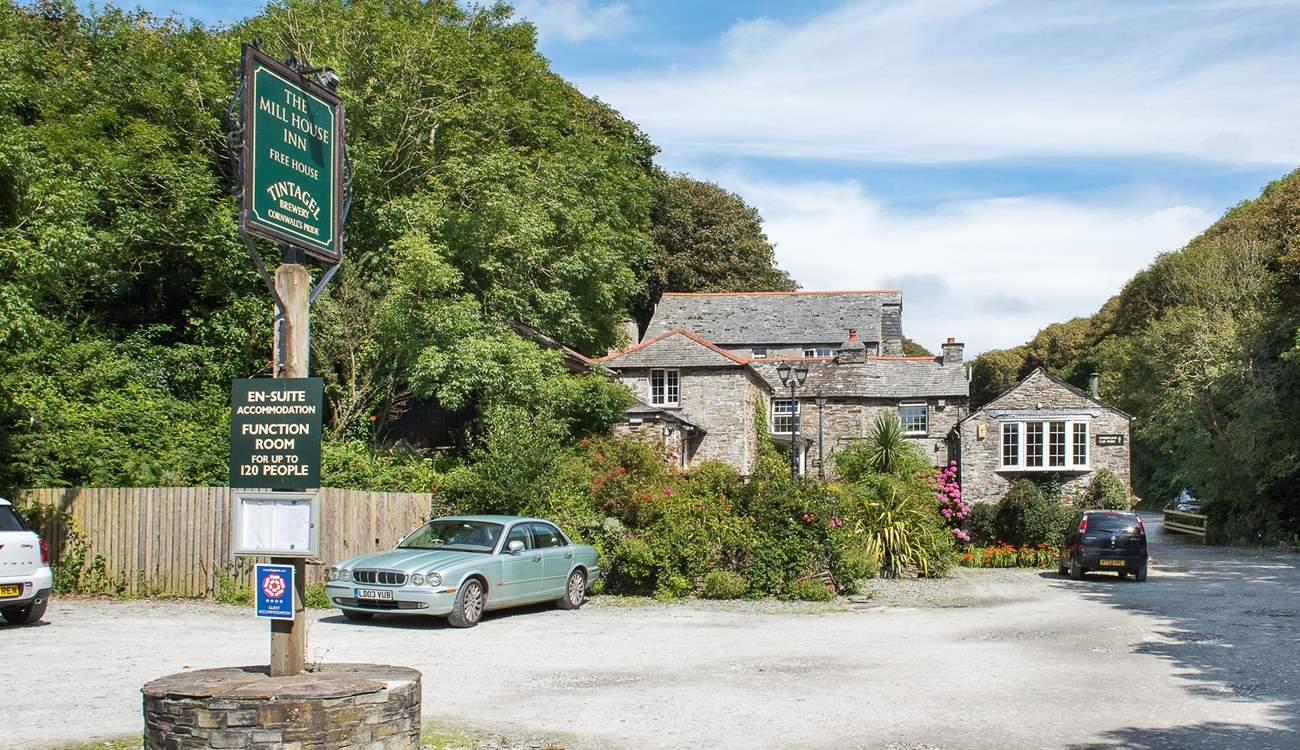 The Mill House Inn where you can grab a bite to eat or try some local ale.