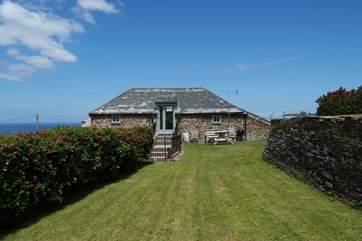 Trerubies has a lovely sunny garden which is ideal for young families.