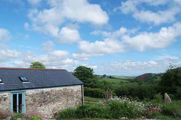 The views (to the south) from the cottage are wonderful.