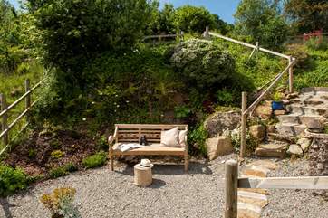 The garden is the perfect spot to sit out with a good holiday read and spot the bird and wildlife