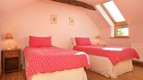 Bedroom 2 has 'zip and link' beds so can be made up as a double or twin beds to suit your preference.