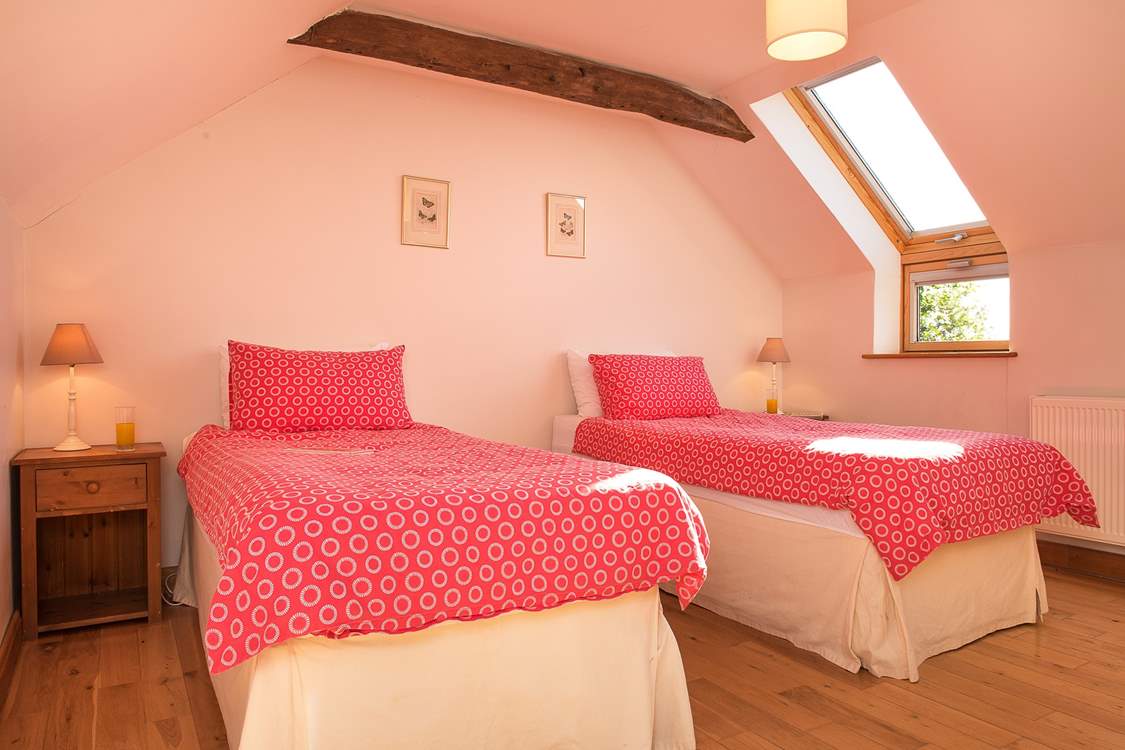 Bedroom 2 has 'zip and link' beds so can be made up as a double bed or twin beds to suit your preference.