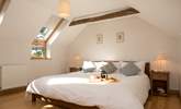 Bedroom 1 is light and airy and the bed is enormous! - Thumbnail Image