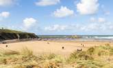 The north coast has some stunning beaches, this is Bude. - Thumbnail Image