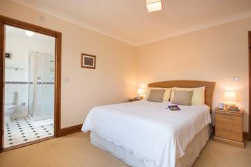Bedroom 1 has a comfy 5' double bed.
