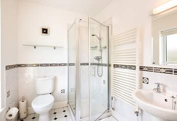 The en suite shower-room for Bedroom 1.