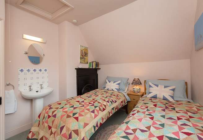 The twin bedroom can also be made up with just one single bed if you wish.