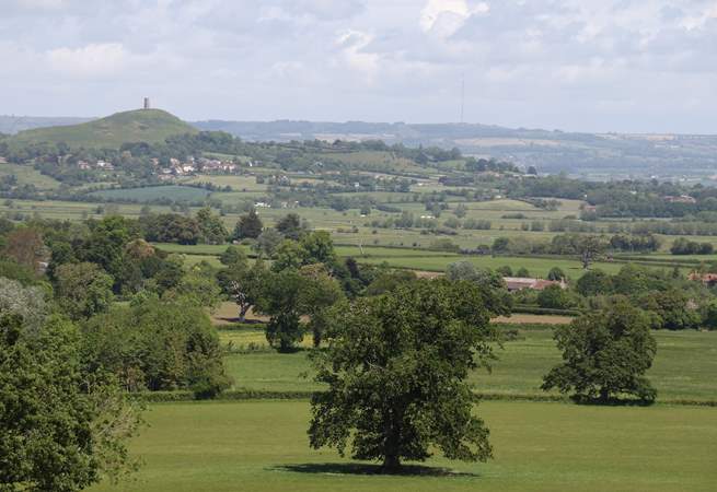 A view of Glastonbury Tor.  The south Somerset countryside is beautifully unspoilt.